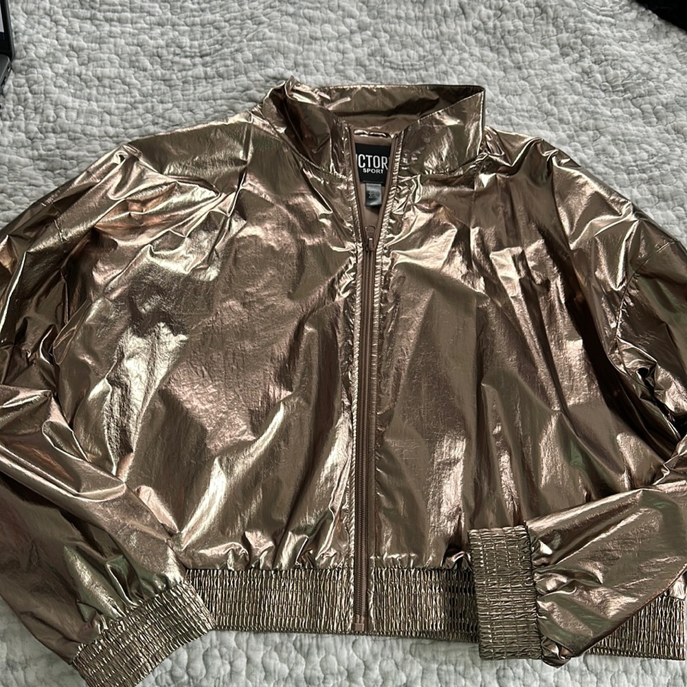 VS Sport Gold Metallic Jacket